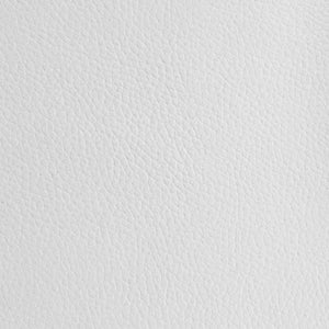 White 1.0 mm Thickness Textured PVC Faux Leather Vinyl Fabric / 40 Yards Roll