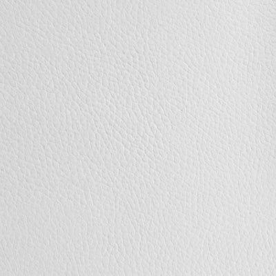 White 1.0 mm Thickness Textured PVC Faux Leather Vinyl Fabric / 40 Yards Roll
