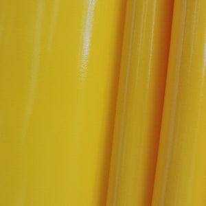Yellow 4-Way Glossy Stretch Vinyl Fabric