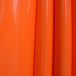 Orange 4-Way Glossy Stretch Vinyl Fabric