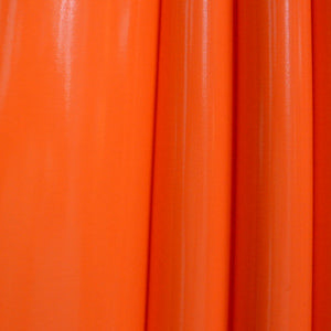 Orange 4-Way Glossy Stretch Vinyl Fabric