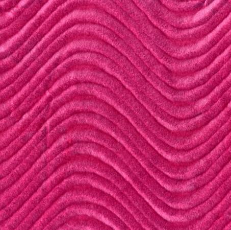 Fuchsia Velvet Flocking Swirl Upholstery Fabric / 50 Yards Roll