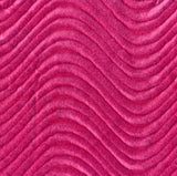 Fuchsia Velvet Flocking Swirl Upholstery Fabric / 50 Yards Roll
