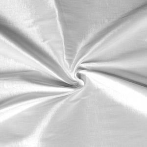 White Stretch Taffeta Fabric / 50 Yards Roll